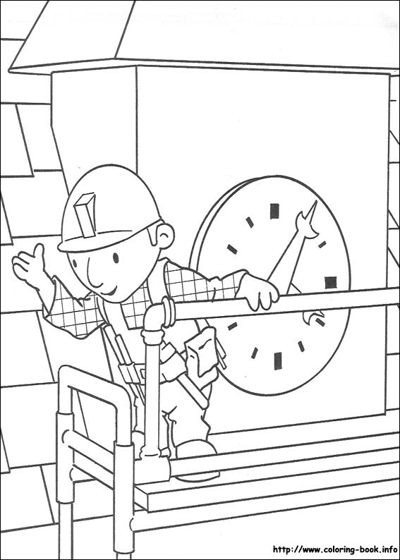 Bob the Builder coloring picture